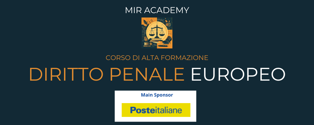 Corso di Diritto Penale Europeo 2025-2026