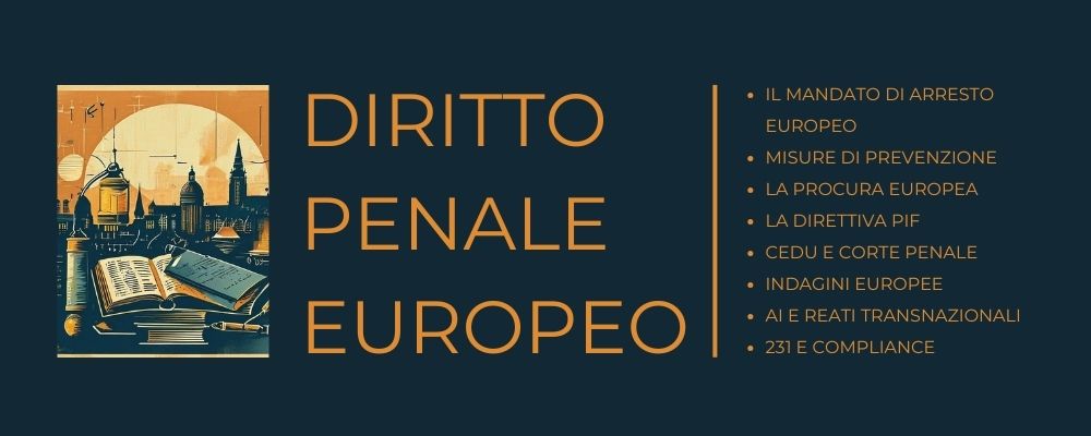 Corso di Diritto Penale Europeo 2025-2026