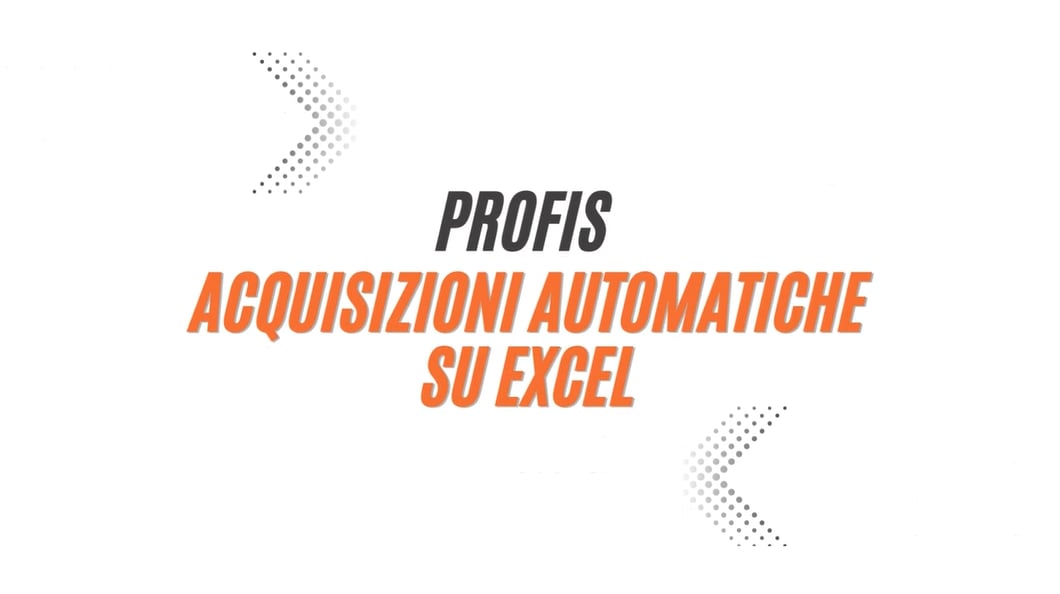 Video corso Acquisizioni automatiche da Excel con Marco Esposito