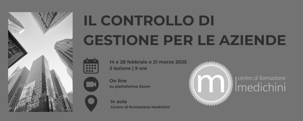 CONTROLLO DI GESTIONE PER LE AZIENDE